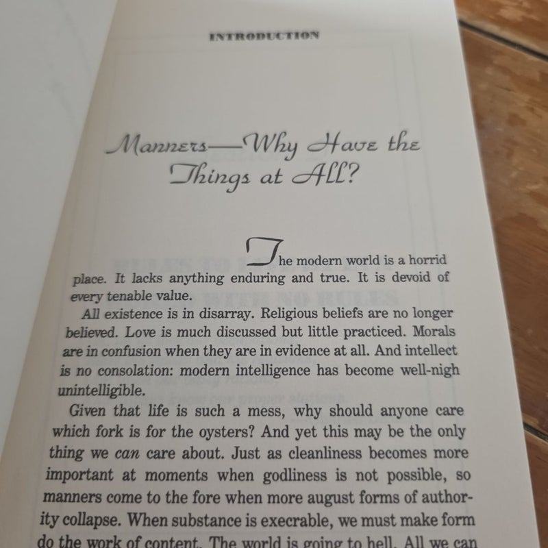 VINTAGE 1989 Modern Manners, An Etiquette Book for Rude People (by P.J. O'Rourke)