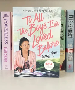 To All the Boys I've Loved Before (with handmade bookmark)
