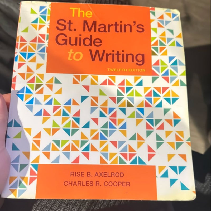 St. Martins guide to writing 