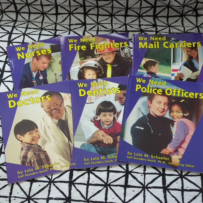 We Need... Community Helpers Series- Set of 6 Books Bundle