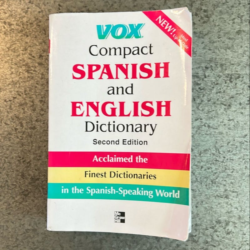 Vox Compact Spanish and English Dictionary