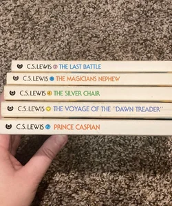 Prince Caspian and books 3, 4, 6, 7
