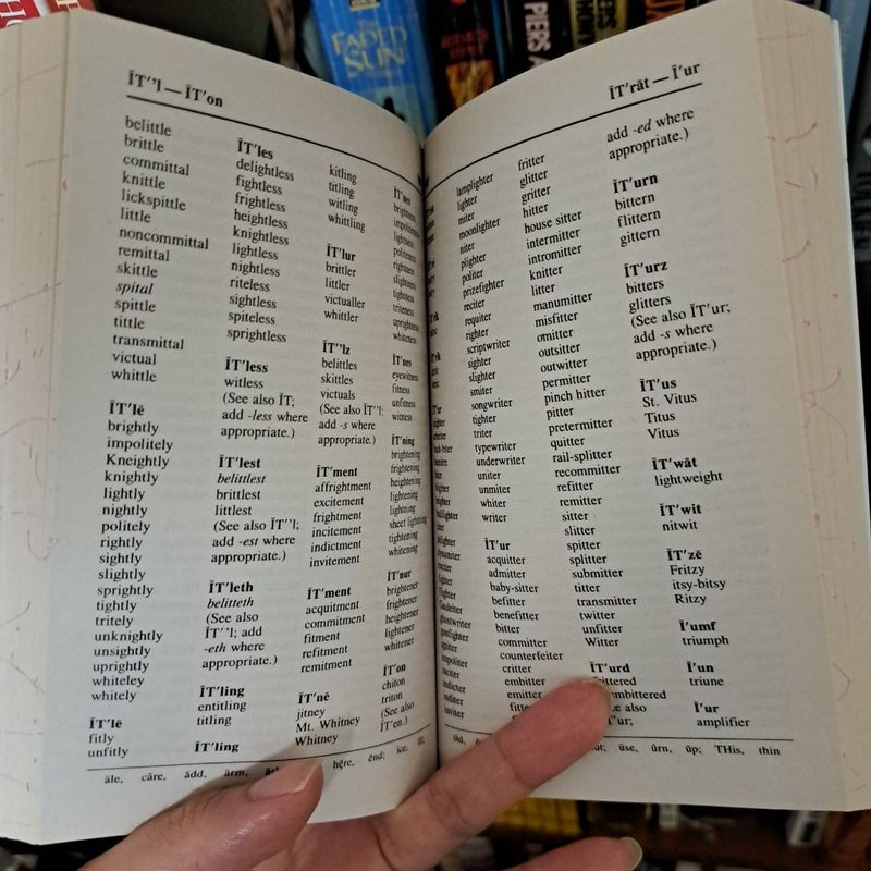 The Complete Rhyming Dictionary