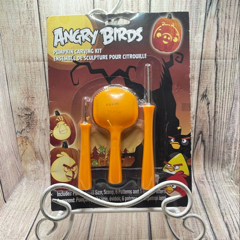 Angry Birds Pumpkin Carving Kit Booklet