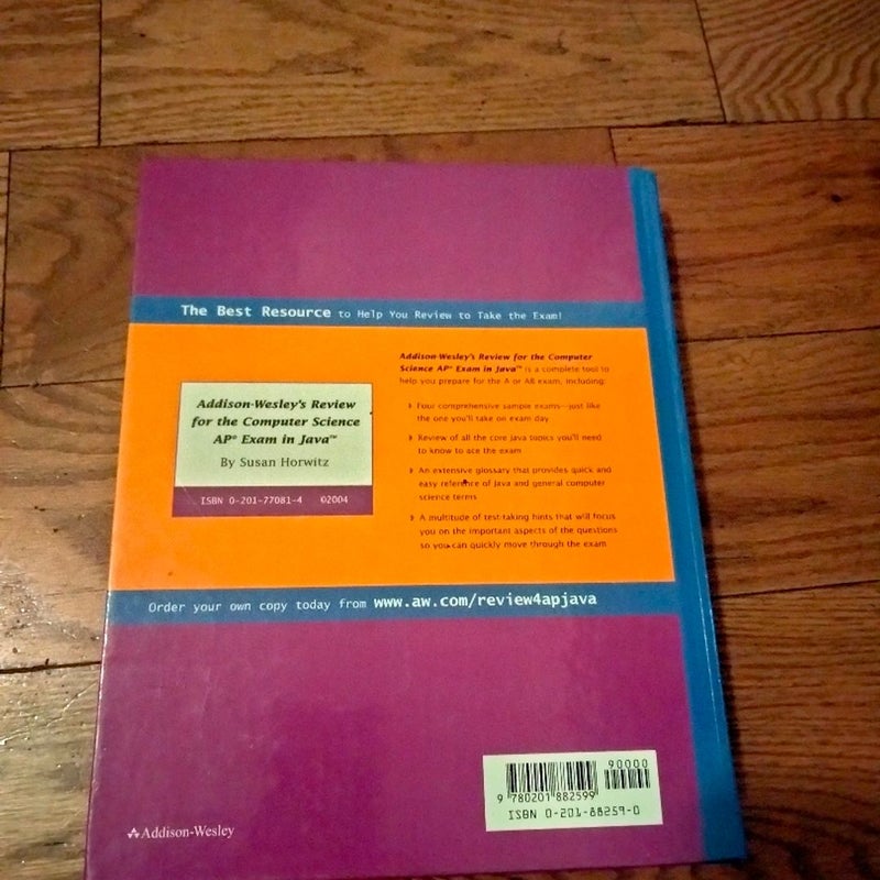 JAVA Software Solutions for AP Computer Science

