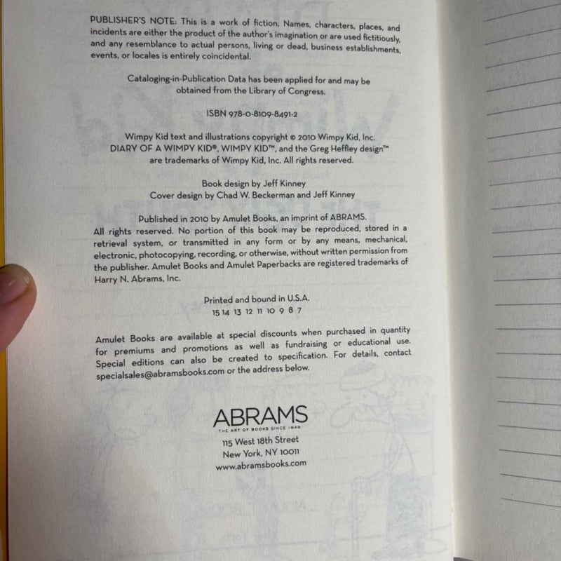 Diary of a Wimpy Kid # 5