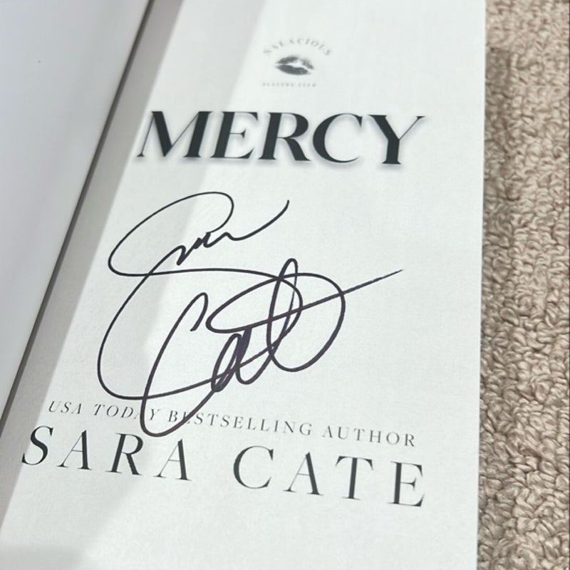 Mercy by Sara Cate Signed Out of Print 