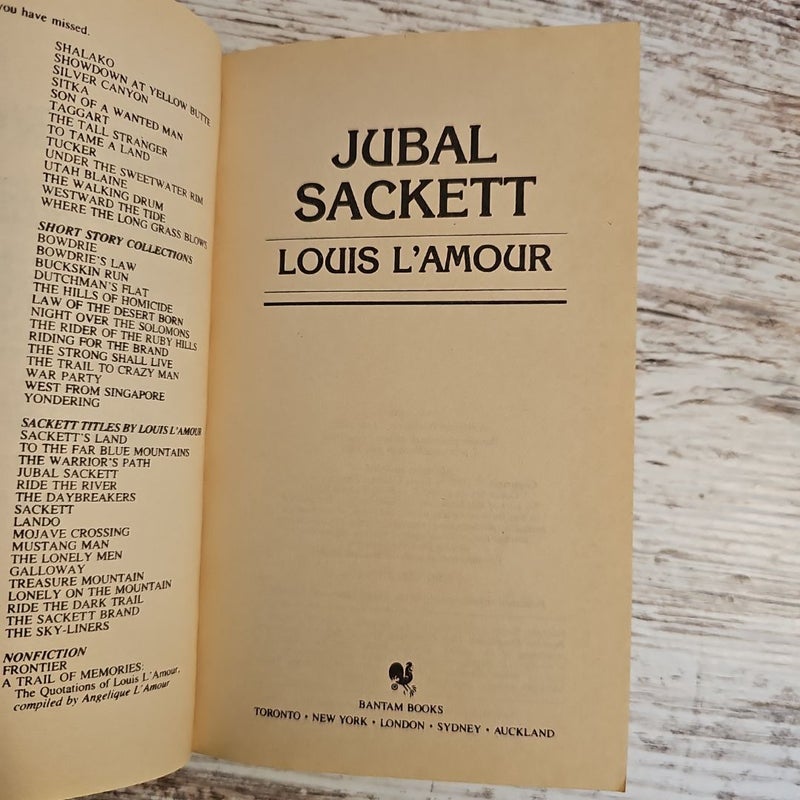 Jubal Sackett: the Sacketts