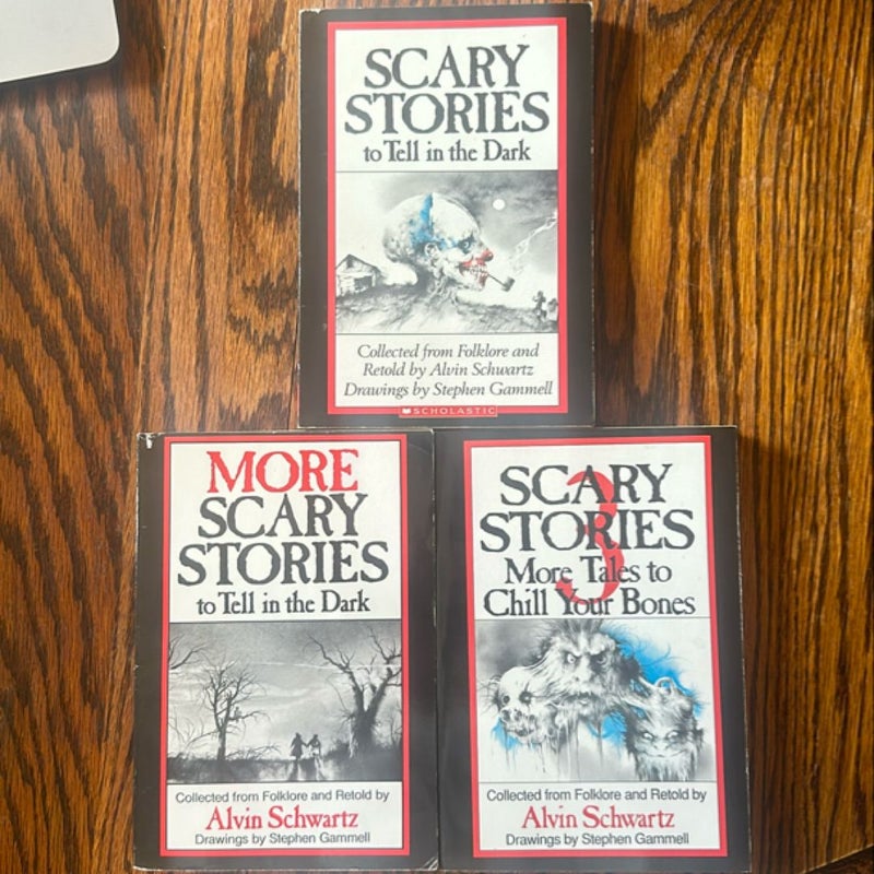 Scary Stories to Tell in the Dark, More Scary Stories to Tell in the Dark &, Scary Stories More Tales to Chill Your Bones 3