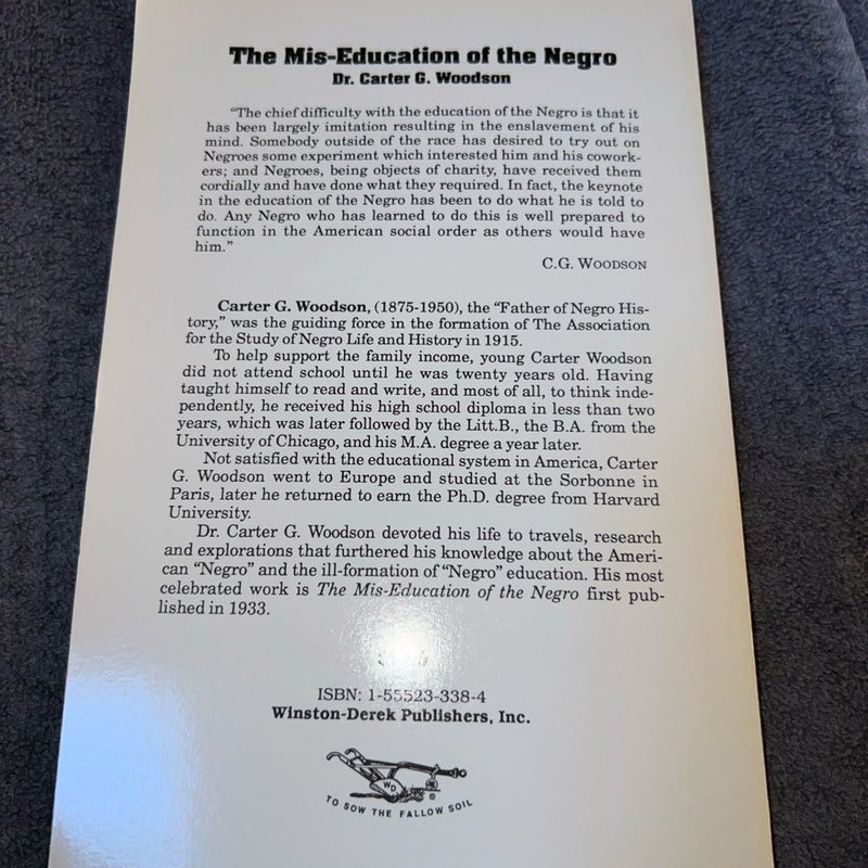 The Mis-Education of the Negro