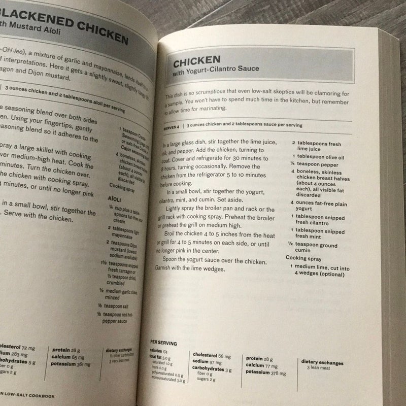 American Heart Association Low-Salt Cookbook, 4th Edition