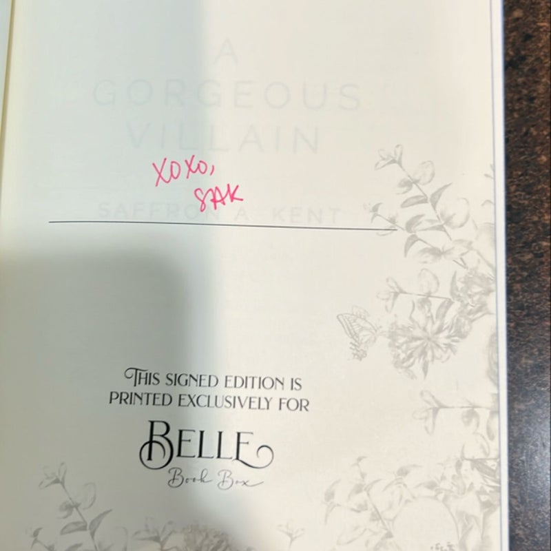 A Gorgeous Villian *Belle Book Box Signed Special Edition 