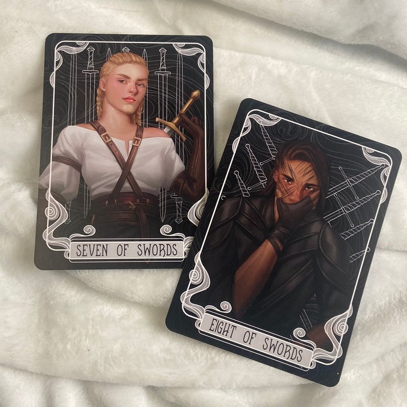 Fairyloot Exclusive Tarot Cards - Ash & Tric (Nevernight by Jay Kristoff)