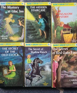 Nancy Drew books 1-6