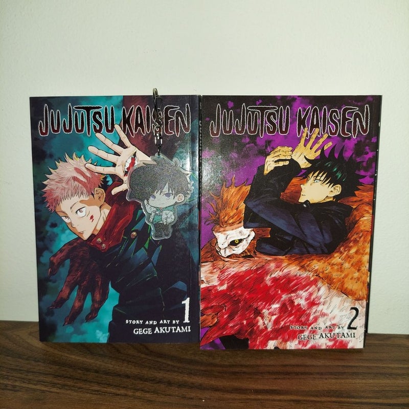 Jujutsu Kaisen, Vol. 1&2 + keychain