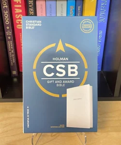 CSB Gift and Award Bible, White