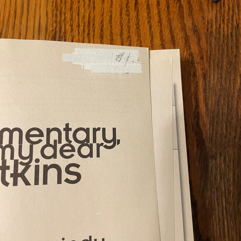 Elementary, My Dear Watkins