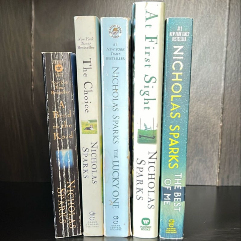 5 Nicholas Sparks Novels *Bundle* 