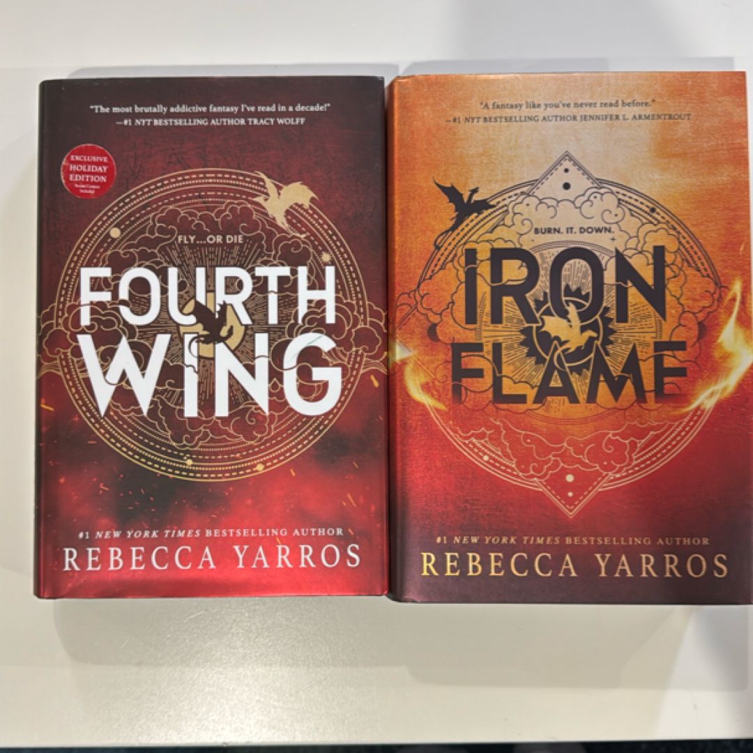 First Editions Holiday Fourth Wing & Iron Flame Sprayed Edges