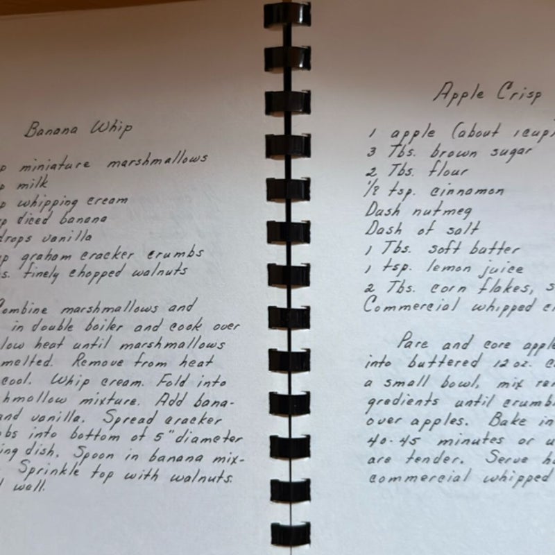 Cook Book for One