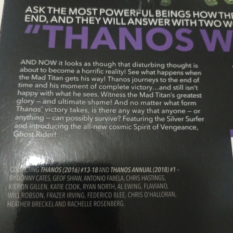 Thanos Wins by Donny Cates