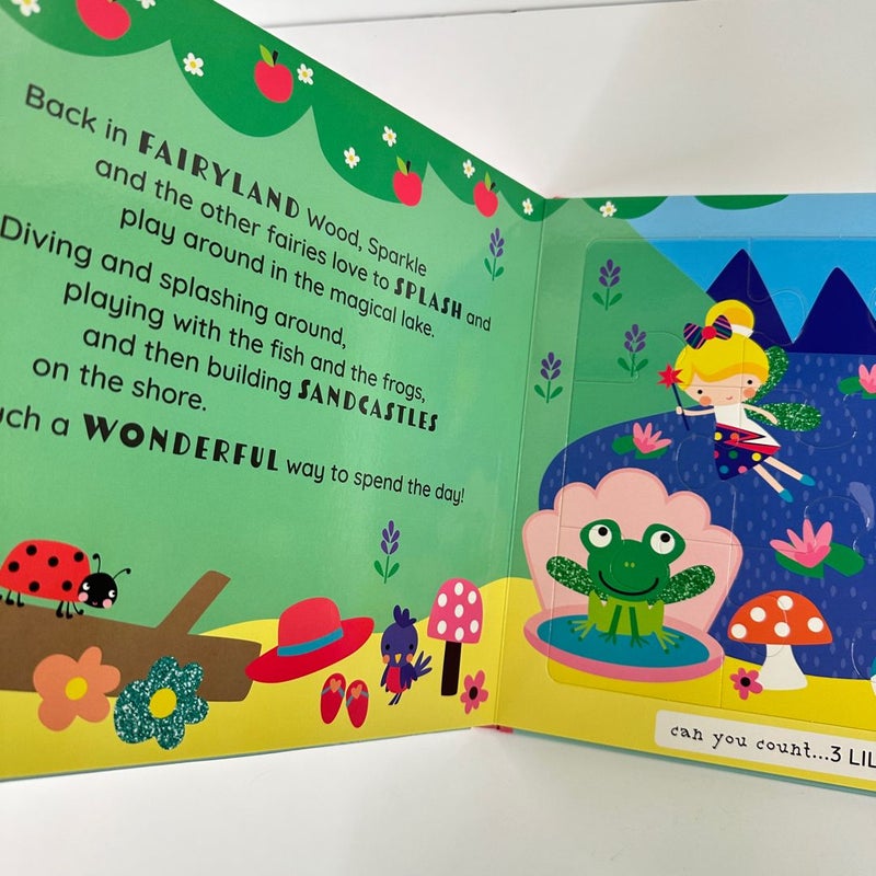 Fairies Jigsaw Puzzle Book, 5 Puzzles and Story, NEW (Board Book)
