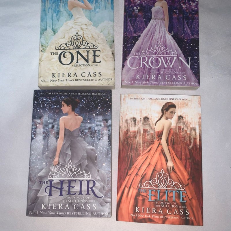 Lot of 4 A Selection Series First Published In The USA by Harperteens Kiera Cass