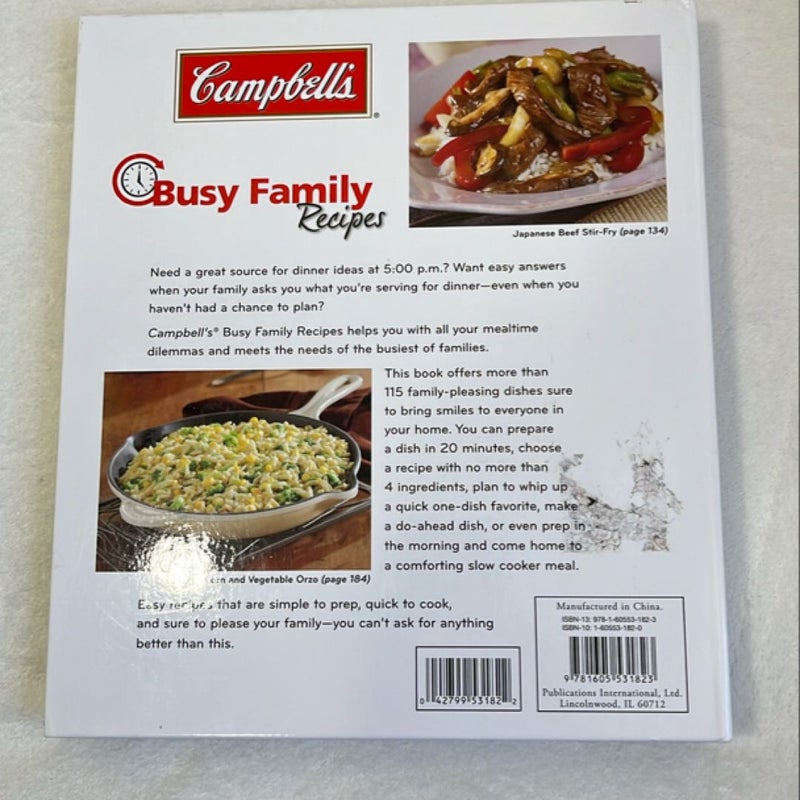 Campbell’s Busy Family Recipes 