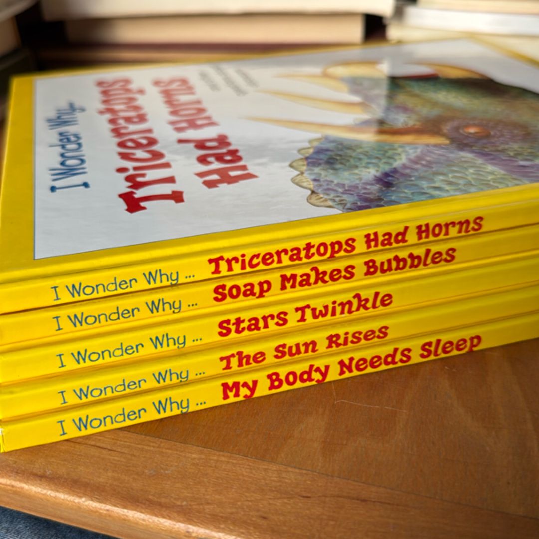 I Wonder Why Books, Lot of 5