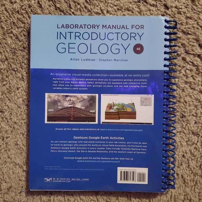 Laboratory Manual for Introductory Geology