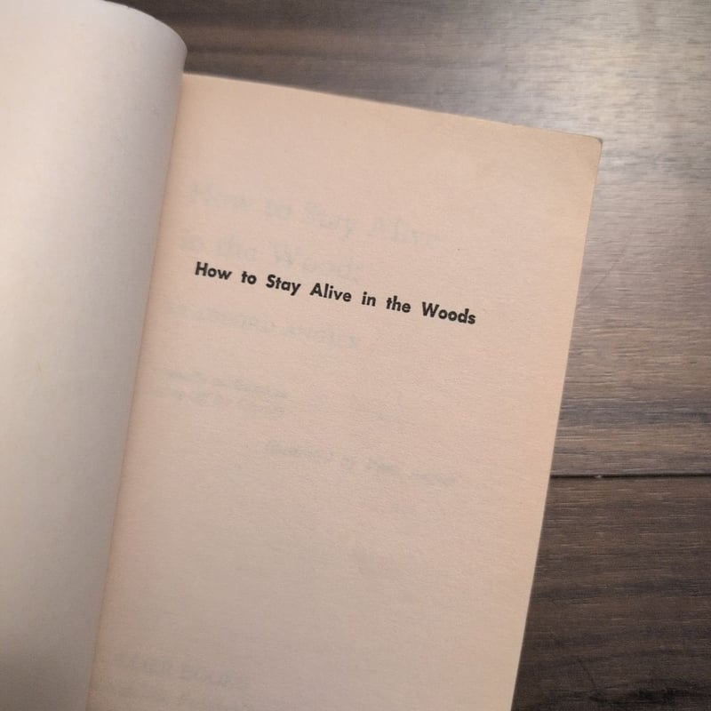 How to Stay Alive in the Woods (1962)