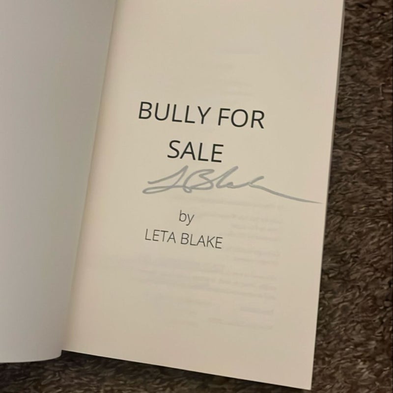 Bully for Sale