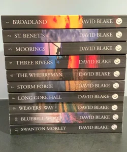 David Blake Norfolk Broads Thriller 1-4, 6-11 New Releases: Broadland, St. Benet’s, Moorings, Three Rivers, The Wherryman, Storm Force, Long Gore Hall, Weaver’s Way, Bluebell Wood, Swanton Morley