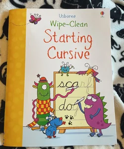 Wipe-Clean Starting Cursive