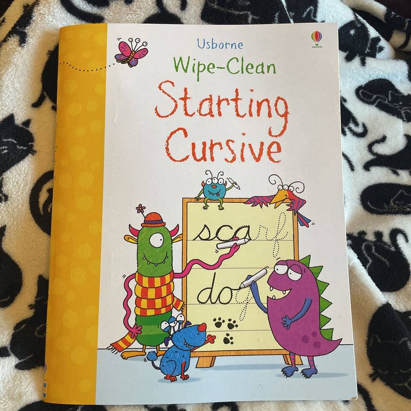 Wipe-Clean Starting Cursive