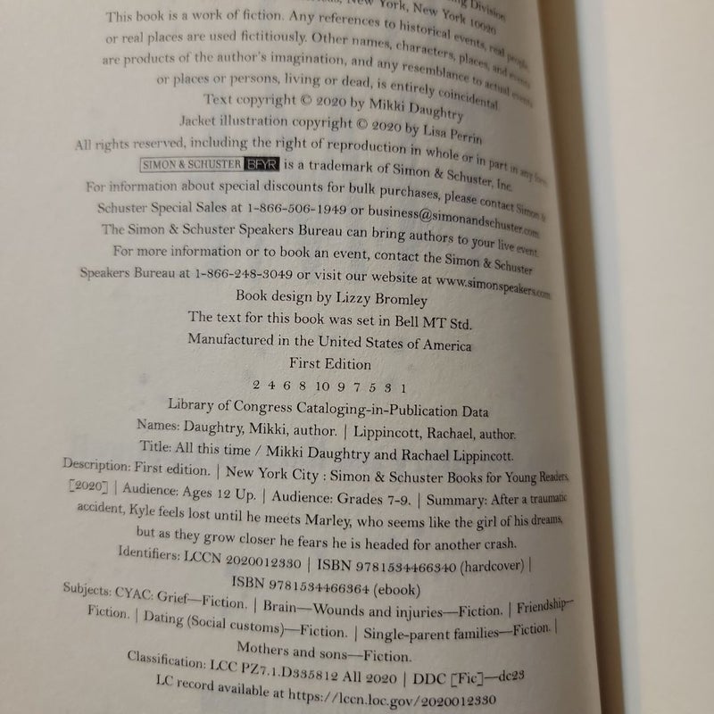All This Time (First Edition)