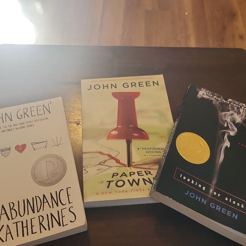 Collection of John Green Books