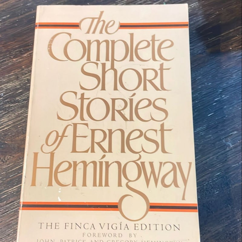 The complete short stories of Ernest Hemingway