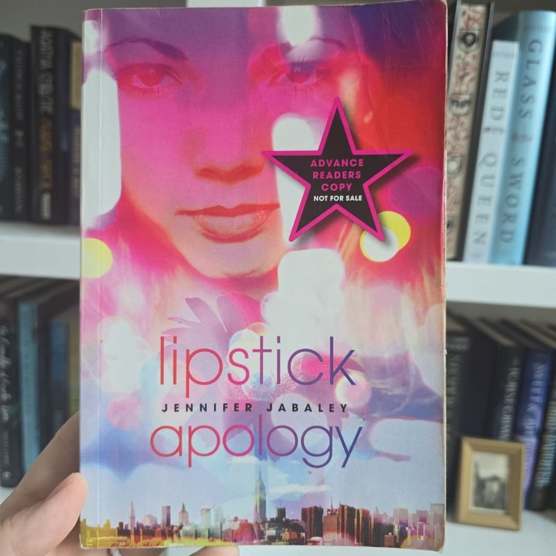 Lipstick Apology **Advance Readers Copy**