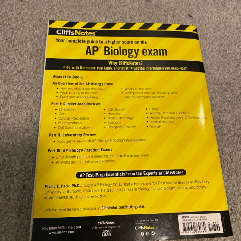 CliffsNotes AP Biology