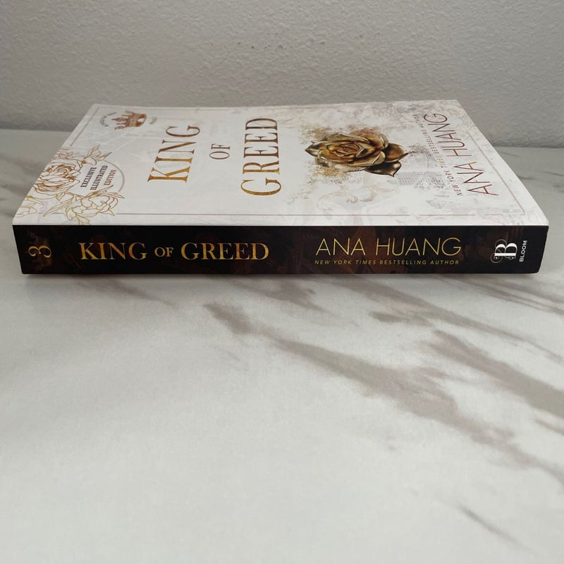 King of Greed by Ana Huang Paperback Book Illustrated Edition Romance Special