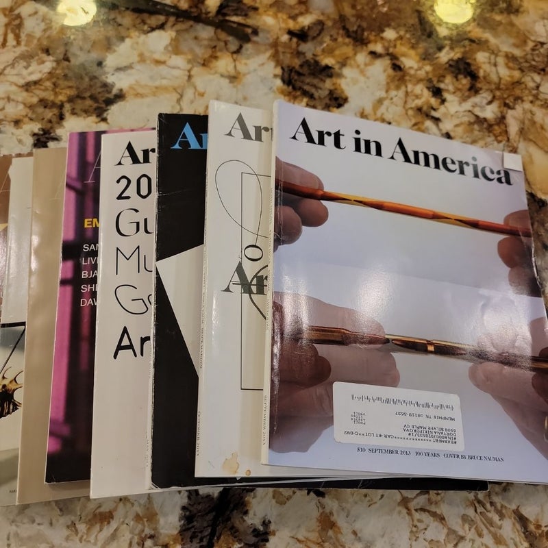 Art in America 9 issues 2013- 2014