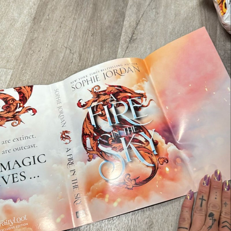 A Fire in the Sky(Fairyloot SIGNED) 