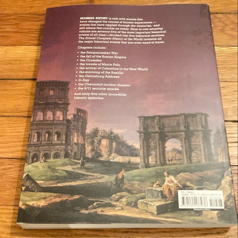 The Almost Complete History of the World by Joseph Cummins, James ...