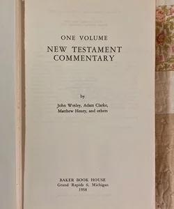 One Volume New Testament Commentary 