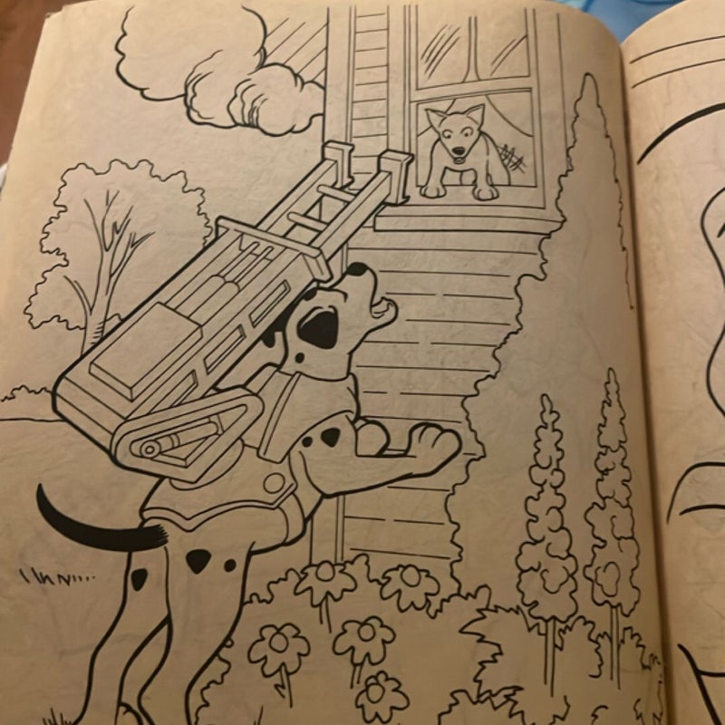 Vintage rescue hero’s coloring book 