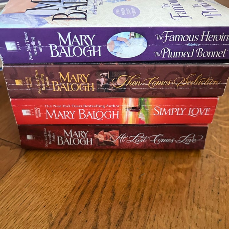 4 Mary Balogh books