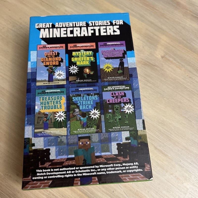 Minecraft’s The Unofficial Gamer's Adventure Series Box Set by Winter ...