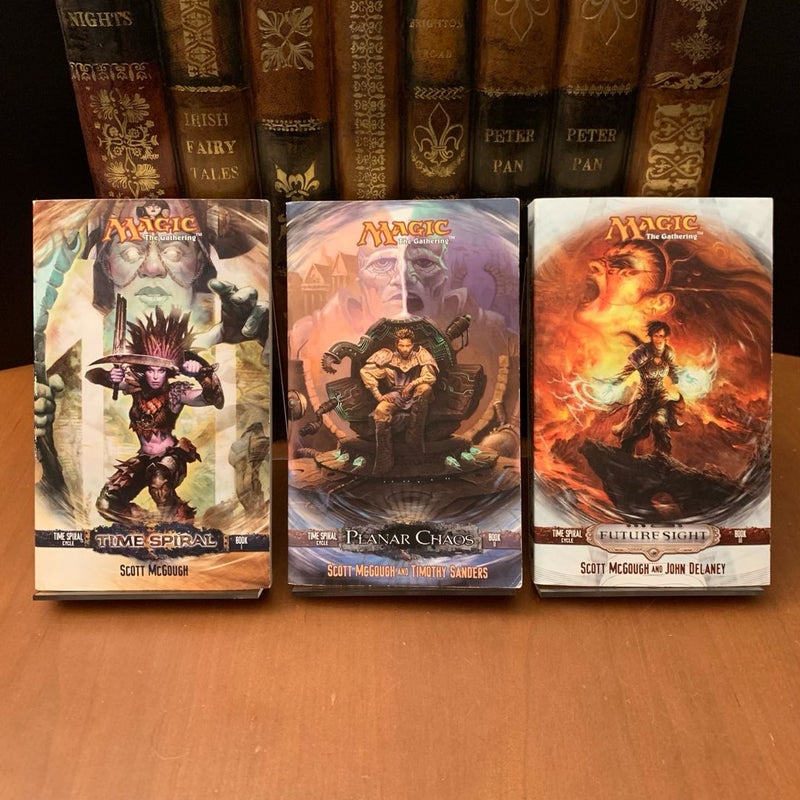 Magic The Gathering: Complete Time Spiral Cycle Trilogy Set: Time Spiral, Planar Chaos, Future Sight, All First Edition First Printing