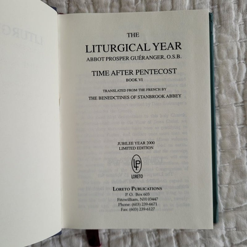 The Liturgical Year